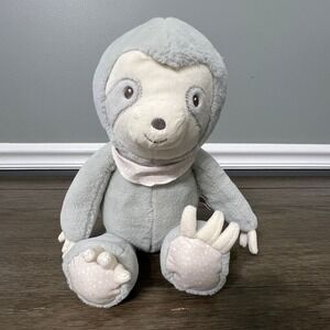 Bass Pro Shops Sloth Plush‎ Stuffed Animal Toy Gray Bandana Kids